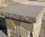 Bluestone - Pillar Cap 24x24x2 - Rockface - All Sides - Thermal Top