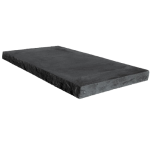 CastStone - Rockface Coping [Graphite Black] 3 inch (H) x 48 inch (L) x 24 inch (D)