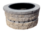 CastStone - Fire Pit Coping [Slate Grey] Set of 3