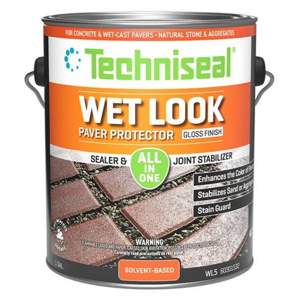 Techniseal - WL5 Wet Look Paver Protector Joint Stabilizer (Gloss ...