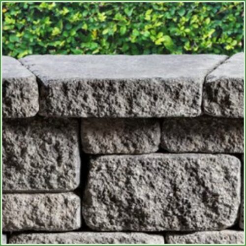 Brookshire Wall - 3" Radian Cap [Granite Grey] (Call for availability)